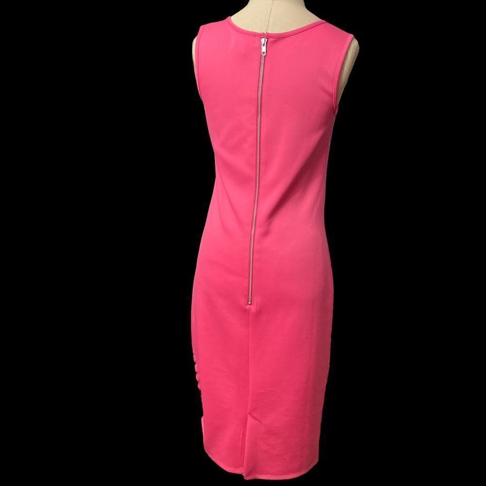 VOLUME ONE CORAL SLEEVELESS DRESS / SZ: M / NWT - Picture 2 of 4